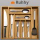 Раздвижной бамбуковый органайзер для столовых приборов Ruhhy