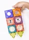 Multistore Magnetic Blocks with LED Marble Run, 166 Pieces
