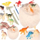 Dinosaur Egg Dig Kit with 12 Dinosaur Toys Archaeology STEM Set for Kids