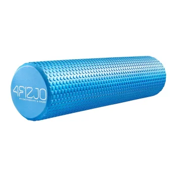 4Fizjo CARE+ Massage Roller with Bumps, 60 cm, Blue