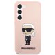 Karl Lagerfeld Samsung Galaxy S23+ Case Silicone Ikonik, Pink