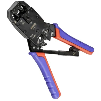KNIPEX Crimping Pliers for Western Plugs 97 51 12, 200 mm