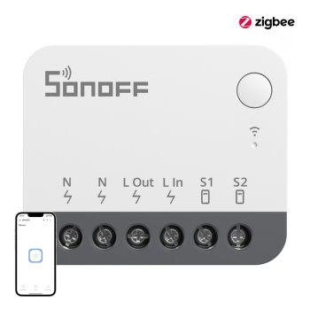 Smart ZigBee Mini Switch SONOFF ZBMINIR2 10A 2400W