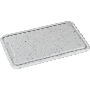 Zassenhaus 60065 plastmasas griešanas dēlis, 36x23 cm, gaiši pelēks
