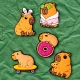 TFO 3D Capybara Stickers, 5 pcs