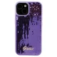 Guess iPhone 15 Case Sequin Script Metal, Purple