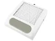 Bagless nail dust collector with filter, 80W, white, BQ-858-8