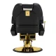 Barber Chair Hair System New York Black with Gold Base
