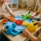 Hippo Board Game for Kids, Family Dexterity Marble Chomping Game