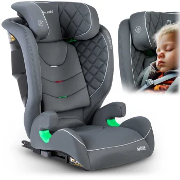 Nukido Louis Child Car Seat 15-36 kg ISOFIX, Grey