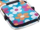 Collapsible Thermal Picnic Basket, Blue with Floral Pattern, 48x28x22 cm