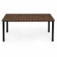 Multigarden Large Garden Table 180x90 cm, Brown