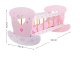 Toy Wooden Doll Bed Rocking Crib Cot Cradle + Accessories