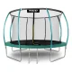 Neo-Sport Garden Trampoline with Inner Net 374 cm (12ft), Green