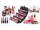 Roll-Up Travel Cosmetic Bag Organizer with 4 Pockets