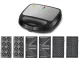 3-in-1 Sandwich, Waffle and Donut Maker with Interchangeable Plates, 850W