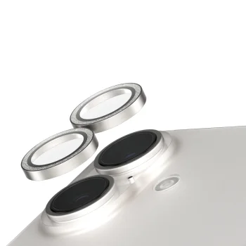SAFE by PanzerGlass iPhone 16 6.1" / 16 Plus 6.7" Lens Protector silver/glitter silver SAFE95892