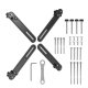 Maclean MC-990 Non-VESA Monitor Adapter Mount Kit, 17\"-32\", 10kg, Black