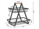 Kitchen Shelf Organizer Two-Level Fruit Basket
