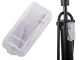 Universal foot pump with pressure gauge for car and bicycle tires