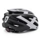Wozinsky MTB Bike Helmet with USB Rear Light L - Black and White