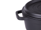 Алюминиевая кастрюля-жаровня с крышкой Non-Stick, 4 л, для индукции и...