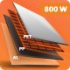 Infrared Heater 800W Wall Mounted Electric Panel Berdsen BD-986