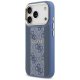 Guess 4G Stripe MagSafe Phone Case Cover iPhone 17 Pro - Blue