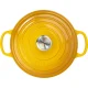 Le Creuset Signature Round Cast Iron Casserole 24 cm, 4.2 L, Yellow