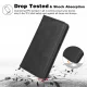 Google Pixel 7a Wallet Design Card Slots Leather Phone Case Cover, Black