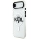 Karl Lagerfeld IML Karl Sketch Logo MagSafe Case for iPhone 17 Air, Transparent