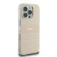 DKNY iPhone 16 Pro Max Case Repeat Texture Pattern With Stripe - Pink