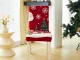 Christmas Chair Cover with Elastic Band, Universal, Red