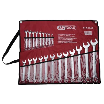 Kombinuotų veržliarakčių rinkinys KS Tools 517.0043, 21 vnt., 6–32 mm