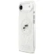 Karl Lagerfeld IML Glitter Karl&Choupette MagSafe Case for iPhone Air Gray