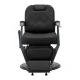 Gabbiano Bruno Barber Chair Black with Graphite Base