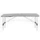 Activfizjo KOMFORT Aluminum Folding Massage Table, 2-Segment, Grey