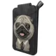 Nimmy New Big-Eye Cute Pets 2.0 Dog Magnetic Wallet with Stand, Black