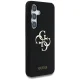 Guess Silicone Big 4G Logo Bottom Script Case for Samsung Galaxy S25 - Black