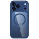 Tech-Protect MagPeak MagSafe CC Case for iPhone 18 Pro Max / 17 Pro Max - Clear Navy Blue