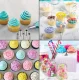 Cake Decorating Supplies Kit with 24 Icing Tips for Cupcakes Cookies