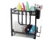 2-Tier Dish Drying Rack, Black