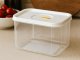 1000ml Airtight Food Container with Date, Kitchen Organizer, White