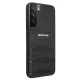 Mercedes AMG Leather Debossed Lines Case for Samsung Galaxy S22+ - Black
