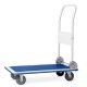 Humberg HM-505 Folding Platform Trolley, 150 kg Capacity, White-Blue