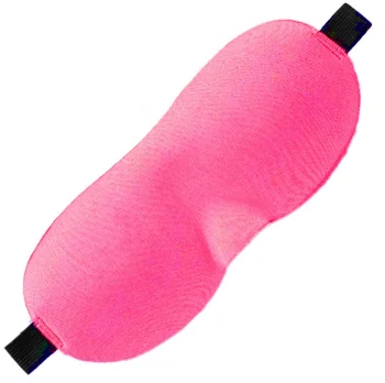 3D sleep mask with adjustable strap, pink