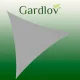 Gardlov 23147 Triangle Sun Shade Sail, 3x3x3m, Grey