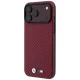 BMW M Carbon Metal Logo MagSafe Case for iPhone 17 Pro Max / 18 Pro Max - Burgundy
