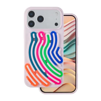 DIY Snake Case for iPhone 17 Pro 6.3", Pink