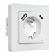 Avatto WOT20-FR Smart In-Wall Outlet with USB-C
